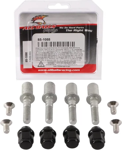 Miniatura 3 de All Balls Kit de tuercas y pernos de rueda de carreras 85-1088 compatible con/repuesto para Can-Am Commander 1000 XT 2017, Commander 1000 XTP