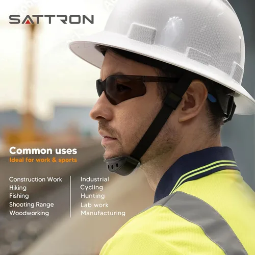Miniatura 3 de Gafas de Seguridad Tintadas 24 Unidades, Gafas de Sol de Seguridad a Granel con Protección UV ANSI Z87.1, Gafas Protectoras Resistentes a Rayones e