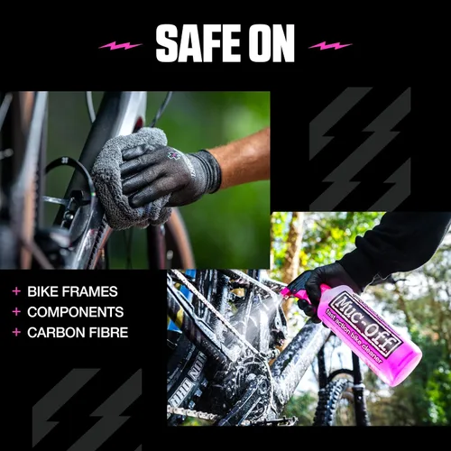 Miniatura 5 de Muc-Off Nano Tech - Limpiador de bicicletas de 1 litro Fórmula biodegradable, seguro en fibra de carbono y todas las superficies Rompe