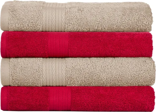 Miniatura 60 de Ample Decor Juego de 12 toallas de baño de 600 GSM, 100% algodón, 4 toallas de baño, 4 toallas de mano, 4 paños de lavado, absorbentes y suaves