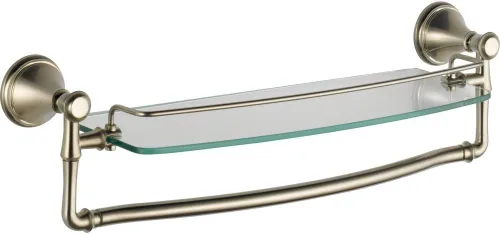 Miniatura 8 de Delta Faucet Cassidy. Estante de vidrio con barra, de 24 pulgadas., 79710-PN