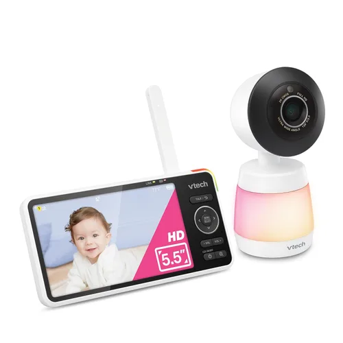 Miniatura 14 de VTech Smart WiFi Baby Monitor - Ve a tu bebé en casa o desde cualquier lugar, cámara 2K, pantalla de 5.5 pulgadas, zoom 24X, gran angular, visión