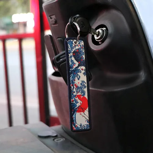 Miniatura 4 de Llavero de motocicleta para motocicletas, scooters, automóviles, bicicleta, mochila Llavero de motocicleta Etiqueta de llave Etiqueta Jet Llavero