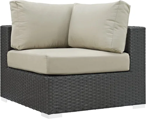 Miniatura 15 de Modway - Sillón para exteriores Lienzo toscano