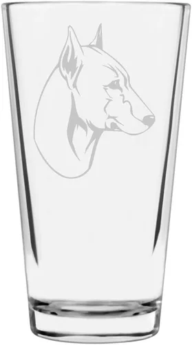 Miniatura 338 de Perro de Presa Canario - Vaso de pinta personalizado con temática de perro grabado multiusos, 16 onzas