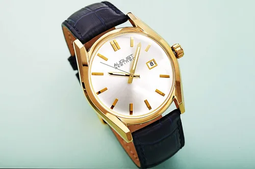 Miniatura 5 de August Steiner AS8221 - Reloj radiante para mujer, con ventana de fecha, correa de piel auténtica en relieve de cocodrilo