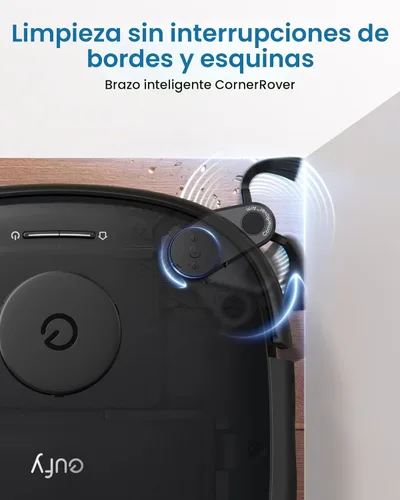 Miniatura 8 de eufy Robot Vacuum E28, succión de 20,000 Pa, mopa con rodillo con sistema HydroJet, alfombra portátil para limpieza profunda, robot aspirador todo