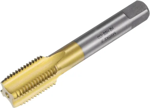 Miniatura 9 de uxcell Grifos de flauta rectos, M12 x 1.25 Mano izquierda métrica cubierta de titanio M35 cobalto de alta velocidad máquina de acero roscado roscado