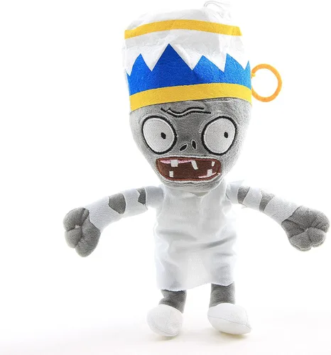 Miniatura 5 de Juego de juguetes de peluche para empujador de huevos, diablillo y bandido, zombi y buckethead, momia zombi, figuras de peluche, juego de 3 piezas