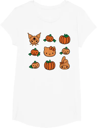 Miniatura 14 de Camiseta de Halloween Hello Kitty My Melody Kuromi Pumpkins