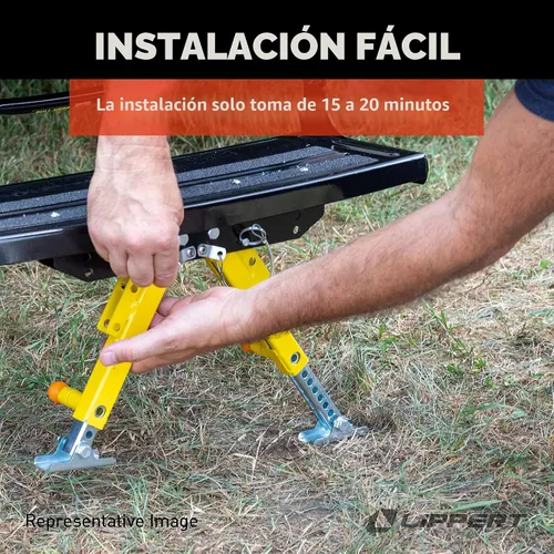 Miniatura 5 de Kit estabilizador de paso RV Lippert Solid Stance para quintas ruedas, remolques de viaje y autocaravanas