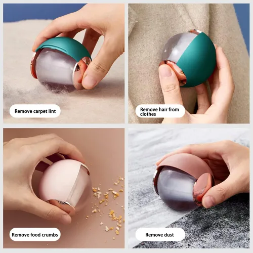 Miniatura 2 de Rodillo de pelusa reutilizable lavable con gel para pelo de mascotas, Tecogue removedor portátil de pelo de perros y gatos para ropa, lavanderías