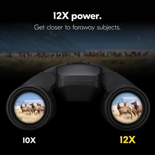 Miniatura 7 de Nikon Prismáticos estabilizados de 10 x 25 – Estabilización óptica de imagen, visión sin borrosidad, diseño impermeable, aumento de 10x para caza