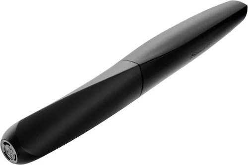 Miniatura 3 de Pelikan Pluma estilográfica Twist 946806 con 1 cartucho de tinta, punta media, color negro, en caja