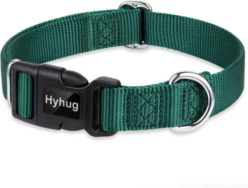 Miniatura 18 de Hyhug Pets - Collar clásico para perros de la colección regular de color sólido (S, negro)