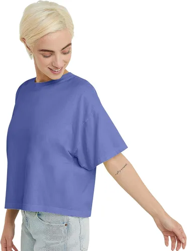 Miniatura 7 de Hanes Camiseta corta para mujer con cuello redondo para mujer
