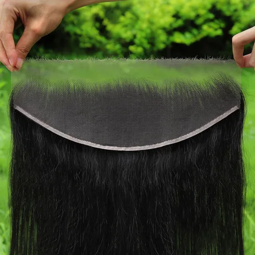 Miniatura 55 de BEEOS Encaje frontal real HD de 13 x 4 pulgadas, encaje frontal ultra fino invisible HD vívido limpio pre-arrancado cabello humano lacio sedoso