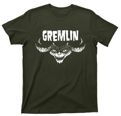 Miniatura 3 de Gremlin T Shirt Horror Punk Rock N Roll Heavy Metal Concert Movies Tee (XL, Charcoal)