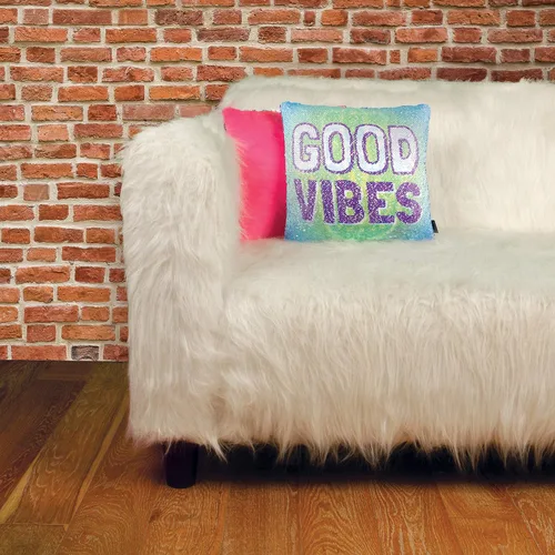 Miniatura 6 de Estilo. Lab Good Vibes Fashion Angels Magic Sequin Reveal Almohada