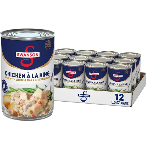 Miniatura 30 de SWANSON S Ajo y Hierbas Pollo Blanco en Trozos Totalmente Cocinado, Listo para Comer, Comidas Simples Para Llevar, Bolsa de 2.6 OZ (Caja de 12)