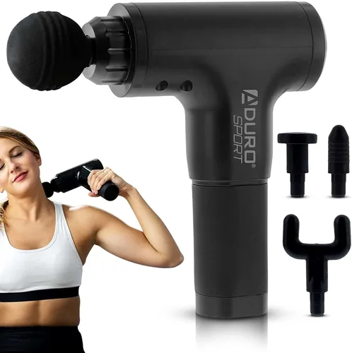 Pistola de masaje de percusión Aduro Pistola de masaje muscular de tejido profundo, Elite Recovery Pistola masajeadora eléctrica de mano perfecta