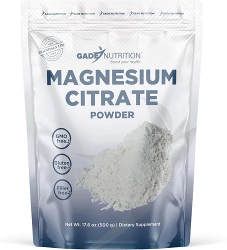 Miniatura 9 de Gade Nutrition - Polvo de carbonato de magnesio puro 17.64 oz, 875 mg por porción, 571 porciones Sin OMG, sin gluten, sin relleno, altamente