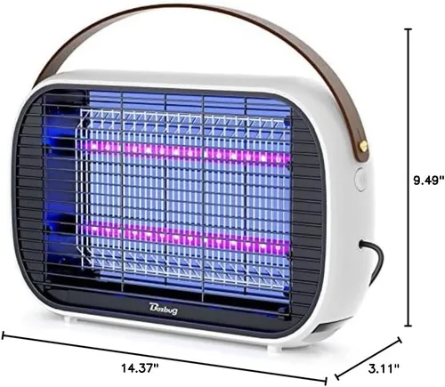Miniatura 7 de Buzbug Exterminador de insectos LED para interiores, bombillas LED de hasta 50.000 horas, menos potencia sostenible, matamosquitos eléctrico