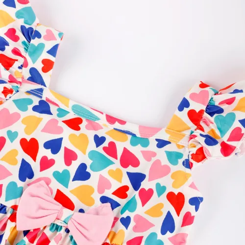 Miniatura 3 de NUBEEHOHO Conjunto de 2 piezas para niñas pequeñas, conjunto de pantalones cortos de dinosaurio sin mangas para verano