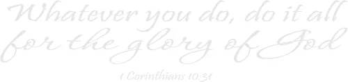 Miniatura 16 de 1 Corinthians 10:31 - Arte de pared Whatever You Do, Do It All for The Glory of God inspirador con cita bíblica