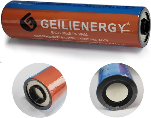 Miniatura 4 de Batería de 3.7V 2600mAh compatible con linterna de litio 74175 (1 paquete)