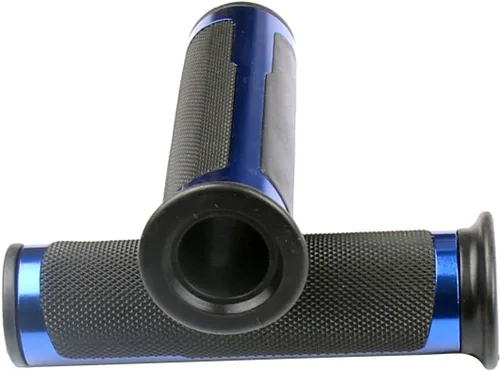 Miniatura 2 de Azul 7/8" 0.866 in Negro Aluminio CNC Empuñaduras para Kawasaki Versys 650 KLE650A 2009