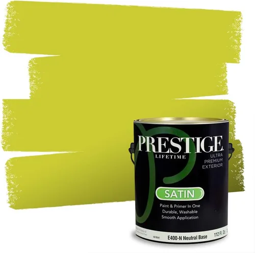 Miniatura 181 de PRESTIGE Pinturas Pintura interior e imprimación en uno, 1 galón, cáscara de huevo, aventura