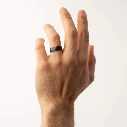 Miniatura 2 de Enso Rings - Anillo de silicona Classic Elements con elementos preciosos cómodo, transpirable y seguro.