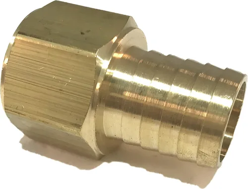 Miniatura 4 de Manguera de 1 pulgada de diámetro interior a 1 pulgada hembra NPT FNPT recto latón accesorio combustible/aire/agua/aceite/gas/WOG (cantidad 10)