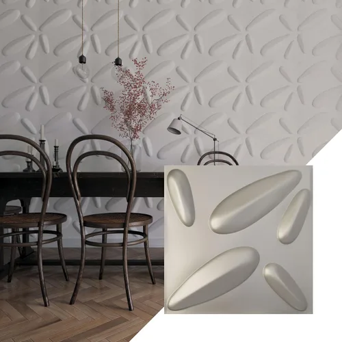 Miniatura 26 de Ekena Millwork 19 5/8 pulgadas de ancho x 19 5/8 pulgadas de alto, pétalo EnduraWall decorativo 3D, cobre envejecido (cubre 2.67 pies cuadrados).