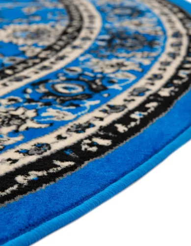 Miniatura 191 de Unique Loom Colección Sialk Hill - Alfombra de área Washington (3 pies 3 pulgadas x 5 pies 3 pulgadas, rectángulo, burdeos/crema)
