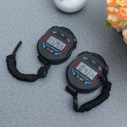 Miniatura 8 de STOBAZA Cronómetro profesional de 2 piezas con temporizador de movimiento profesional, multifunción, temporizador deportivo digital con función