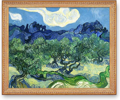Miniatura 284 de A&T ARTWORK Noche estrellada sobre el Ródano de Vincent Van Gogh. Tamaño del marco: 36 x 30 pulgadas, tamaño de la imagen: 30 x 24 pulgadas