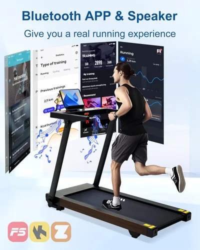 Miniatura 6 de Auto Incline BORGUSI Treadmill, Heavy Duty Treadmill for Home, Wide Belt