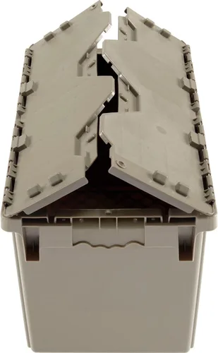 Miniatura 3 de Contenedor de distribución con tapa abatible 22-3/8x13x13 Gris
