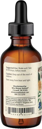 Miniatura 3 de Wise Woman Herbals Elixir agridulce, tónico amargo digestivo a base de hierbas, estimula el apetito y la digestión saludable, alivia la hinchazón