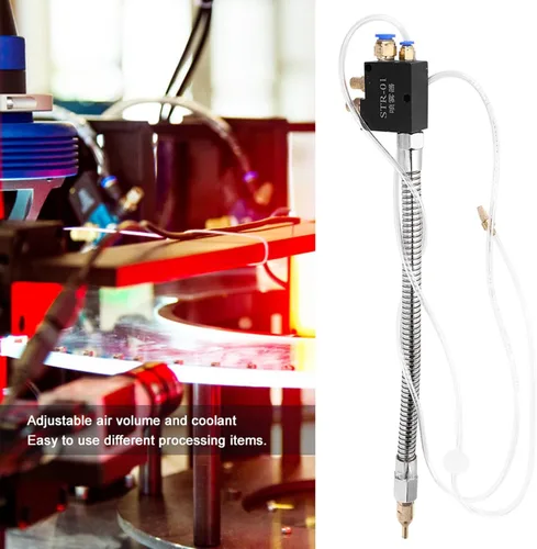 Miniatura 4 de Garosa Sistema de pulverización de lubricación de refrigerante de niebla, para corte de metal, máquina rociadora de enfriamiento para tubería