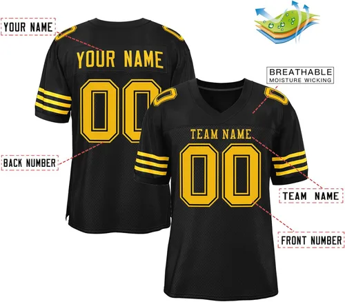 Miniatura 2 de Camiseta de fútbol personalizada con costura y número del equipo para hombres, mujeres y jóvenes