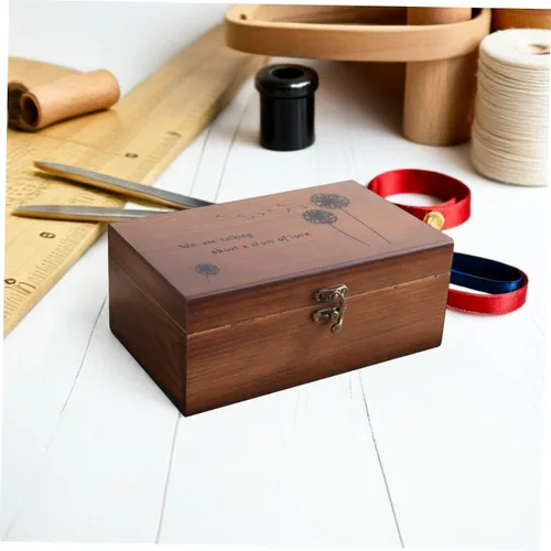 Miniatura 7 de Happyyami Titular de la joyería de madera y artículos diversos contenedor de almacenamiento