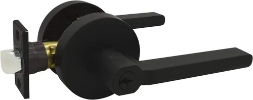 Miniatura 13 de Nuk3y Thor Series Slim Round Modern Contemporary (cerrojo de seguridad [cilindro único], negro mate)