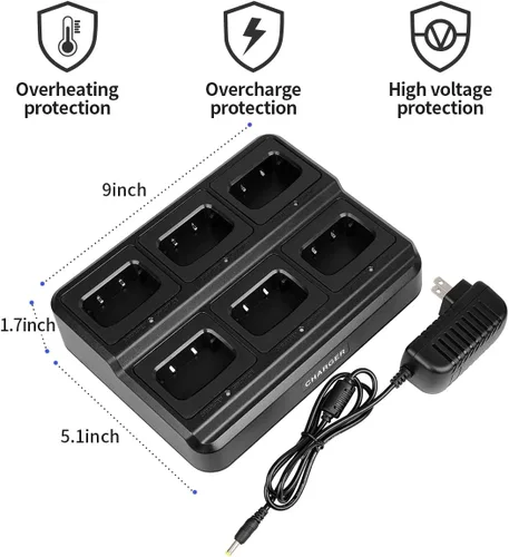 Miniatura 10 de pxton Walkie talkies para adultos de largo alcance con auricular mejorado, radios walkie talkies recargables portátiles de dos vías con cargador
