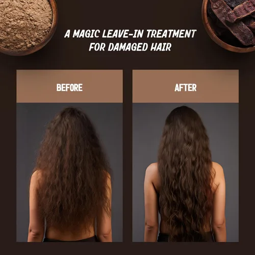 Miniatura 4 de Acondicionador sin enjuague para mujeres y hombres, tratamiento de reparación ayurvédico para cabello seco dañado, acondicionador profundo, spray