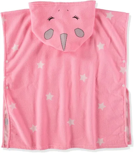Miniatura 5 de Toalla de playa absorbente con capucha para niños y niñas, toalla de baño de microfibra con broches laterales (unicornio, 4-5)