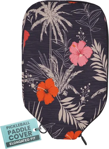 Miniatura 36 de Palms-O-Aces Pickleball Paddle Cover Canvas Padded Pickleball Paddles Sleeve with Zipper Lightweight Protective Paddle Case for Standard Paddles