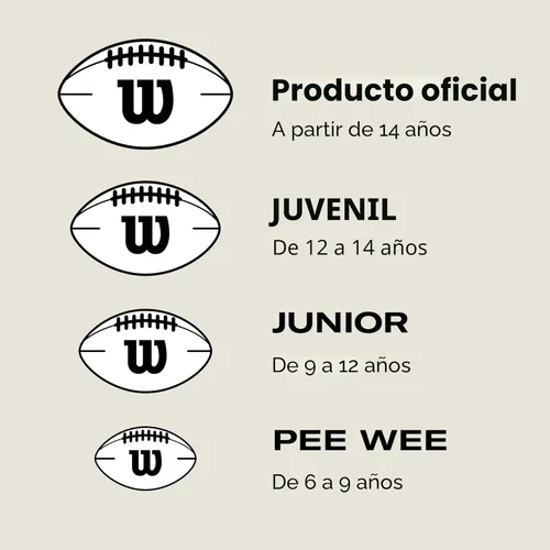 Miniatura 6 de Wilson Balones de fútbol americano compuestos Super Grip de la NFL Marrón